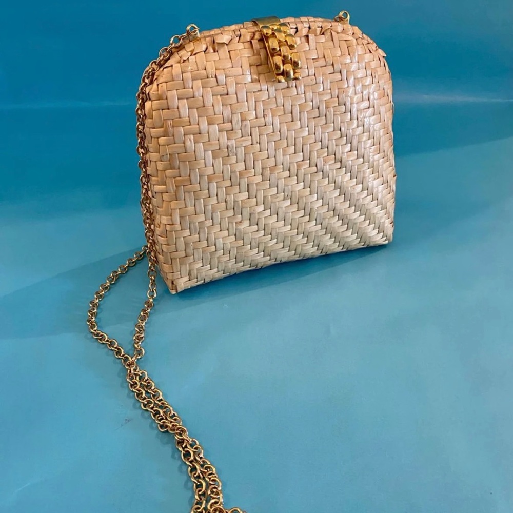 Woven Wooden Purse